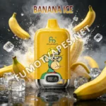 Fumot Digital Box 12000 Disposable Vape in Banana Ice Flavor