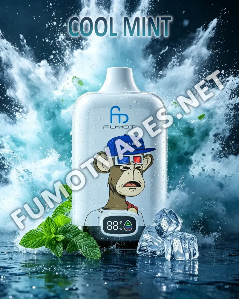 Fumot Digital Box 12000 Einweg-Vape in der Geschmacksrichtung Cool Mint