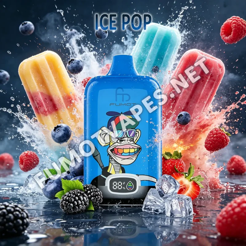 Fumot Digital Box 12000 Einweg-Vape in der Geschmacksrichtung Ice Pop
