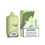 Packaging of the Fumot Digital Box 12000 Disposable Vape in Kiwi, Passion Fruit, and Guava Flavor