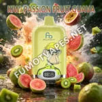 Fumot Digital Box 12000 Disposable Vape in Kiwi, Passion Fruit, and Guava Flavor