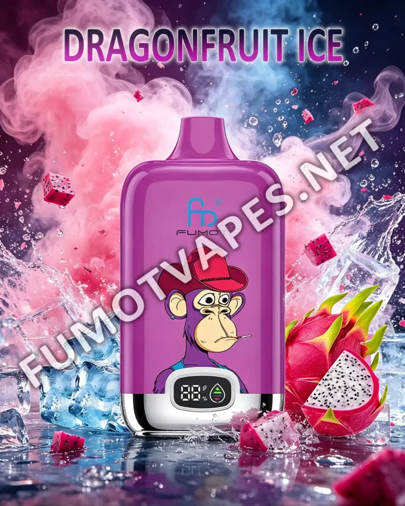 Fumot Digital Box 12000 Einweg-Vape in der Geschmacksrichtung Dragonfruit Ice