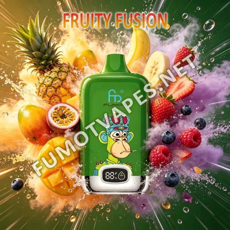 Fumot Digital Box 12000 Disposable Vape in Fruity Fusion Flavor