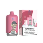 Verpackung des Fumot Digital Box 12000 Einweg-Vape in der Geschmacksrichtung Strawberry Pomp