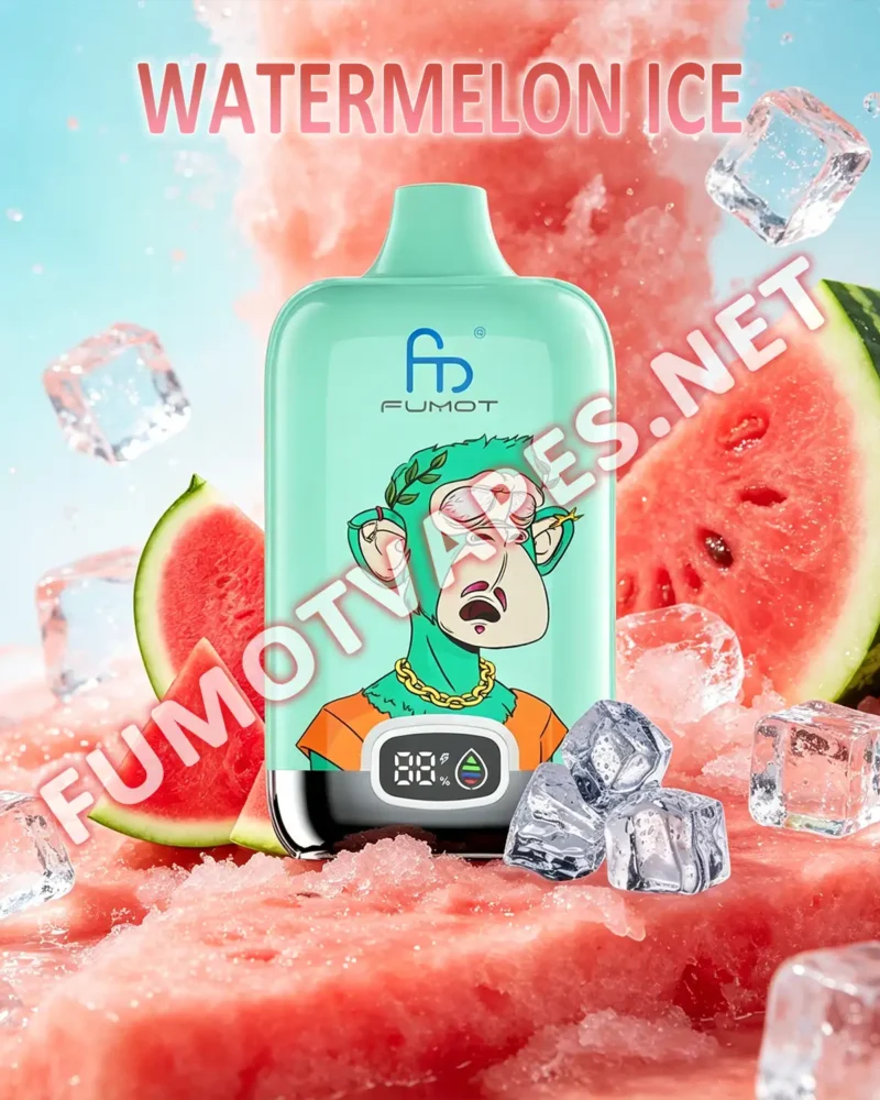 Fumot Digital Box 12000 Einweg-Vape in der Geschmacksrichtung Watermelon Ice