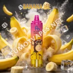 Fumot RandM Tornado 15000 Einweg-Vape in der Geschmacksrichtung Banana Ice