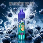Fumot RandM Tornado 15000 Disposable Vape in Blueberry On Ice Flavor