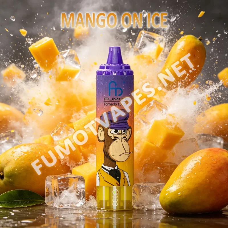 Fumot RandM Tornado 15000 Einweg-Vape in der Geschmacksrichtung Mango On Ice