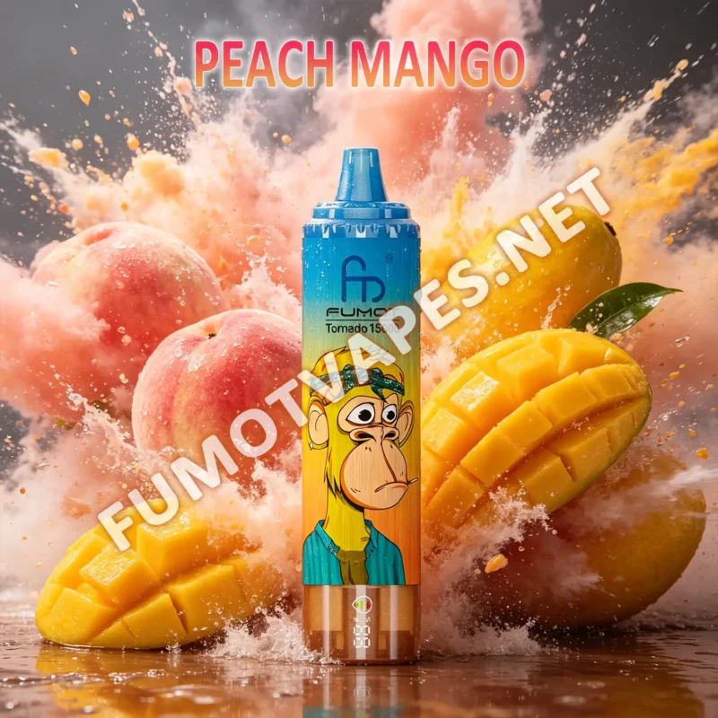 Fumot RandM Tornado 15000 Einweg-Vape in der Geschmacksrichtung Peach Mango