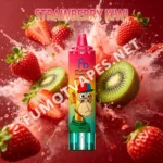 Fumot RandM Tornado 15000 Disposable Vape in Strawberry-Kiwi Flavor