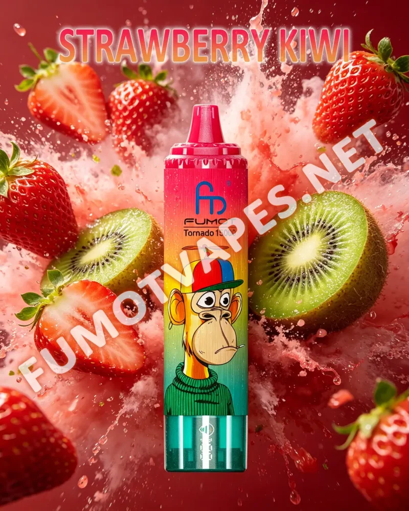 Fumot RandM Tornado 15000 Einweg-Vape in der Geschmacksrichtung Strawberry Kiwi