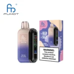 Verpackung des Fumot Tornado 20000 Einweg-Vape in der Geschmacksrichtung Blue Razz Gummy Bear