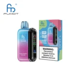 Verpackung des Fumot Tornado 20000 Einweg-Vape in der Geschmacksrichtung Blueberry Raspberry Hard Candy