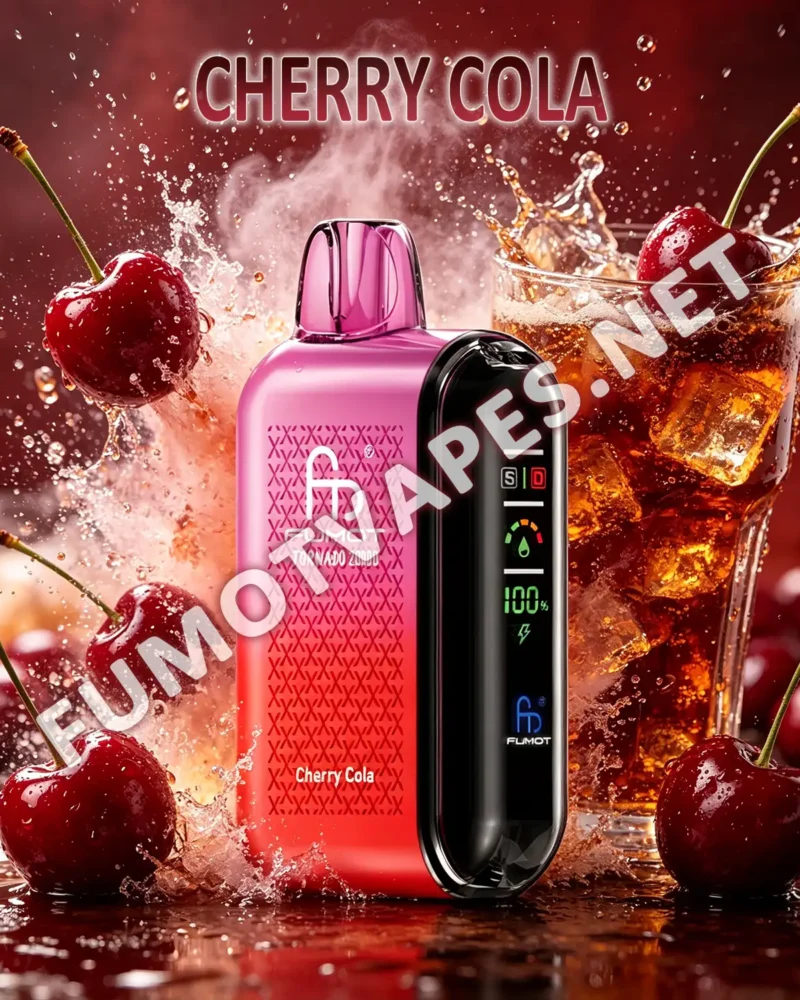 Fumot Tornado 20000 Einweg-Vape in der Geschmacksrichtung Cherry Cola