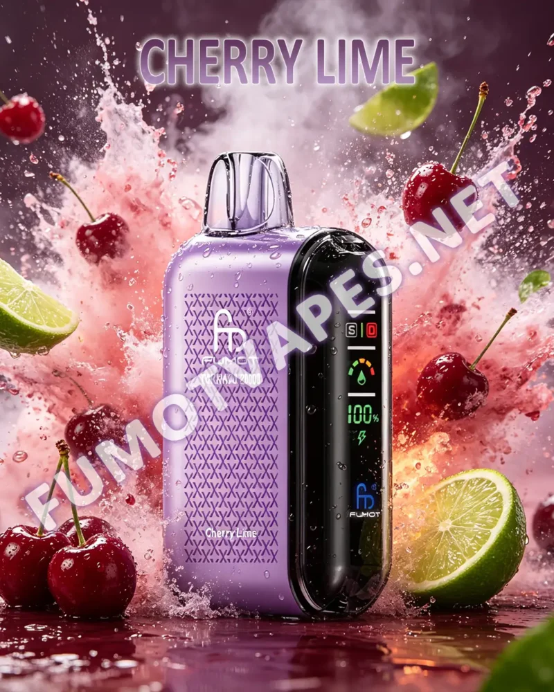 Fumot Tornado 20000 Einweg-Vape in der Geschmacksrichtung Cherry Lime