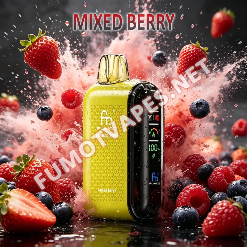 Fumot Tornado 20000 Einweg-Vape in der Geschmacksrichtung Mixed Berry