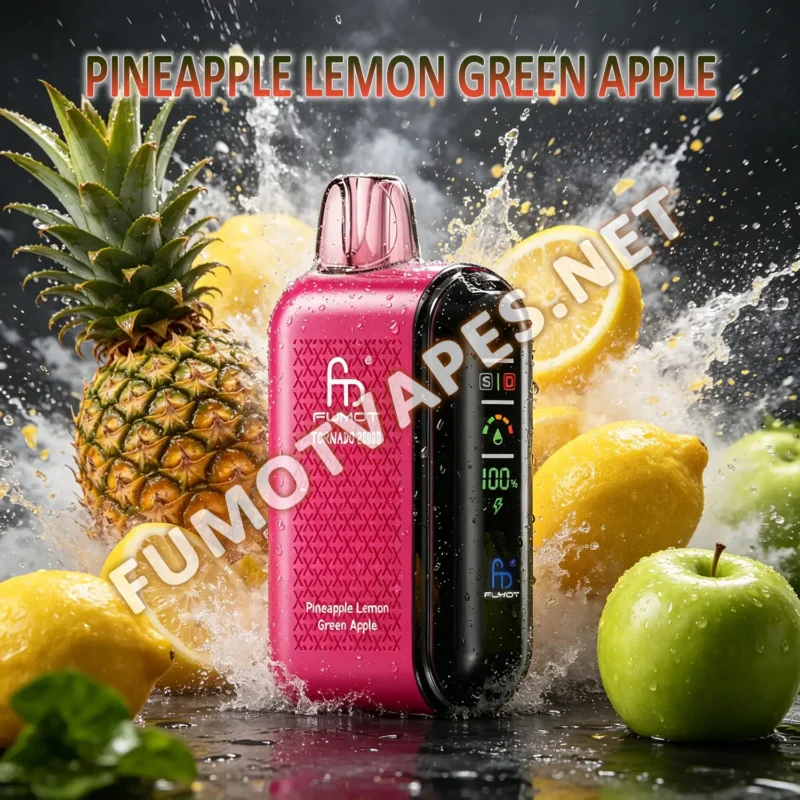 Fumot Tornado 20000 Einweg-Vape in der Geschmacksrichtung Pineapple Lemon Green Apple