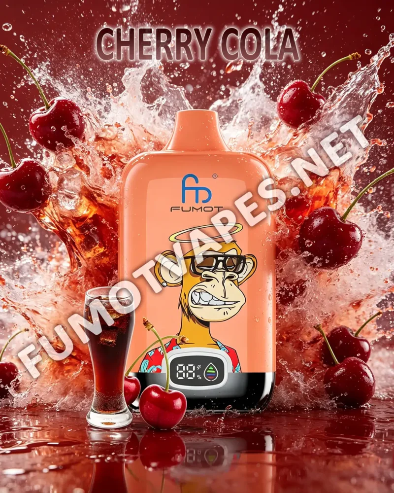Fumot Digital Box 12000 Einweg-Vape in der Geschmacksrichtung Cherry Cola