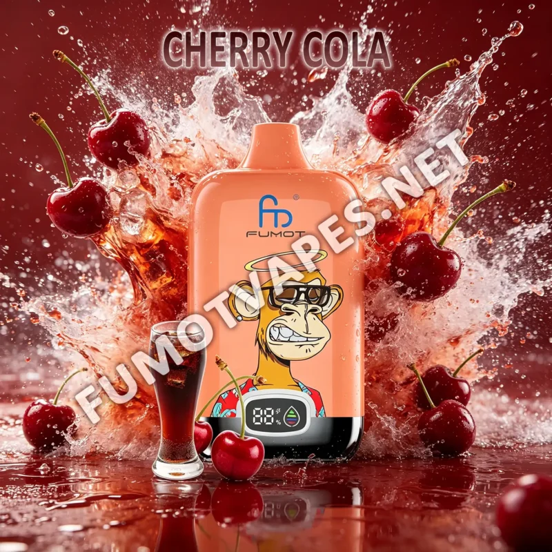 Fumot Digital Box 12000 Disposable Vape in Cherry Cola Flavor