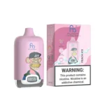 Verpackung des Fumot Digital Box 12000 Einweg-Vape in der Geschmacksrichtung Peach Ice