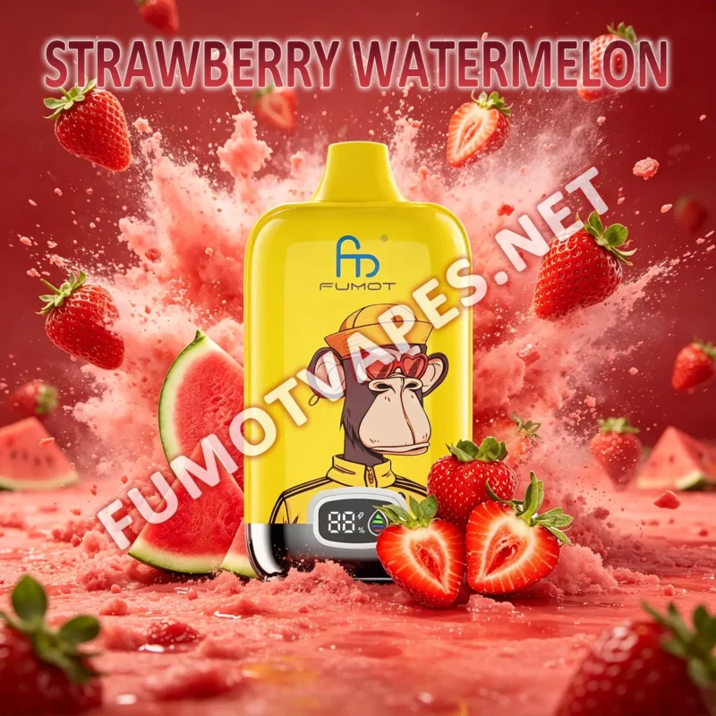 Fumot Digital Box 12000 Einweg-Vape in der Geschmacksrichtung Strawberry Watermelon