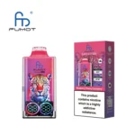 Packaging of the Fumot Leopard 40K Disposable Vape in Blueberry Cherry Cranberry Flavor
