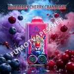 Fumot Leopard 40K Disposable Vape in Blueberry Cherry Cranberry Flavor
