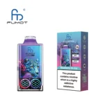 Verpackung des Fumot Leopard 40K Einweg-Vape in der Geschmacksrichtung Blueberry On Ice