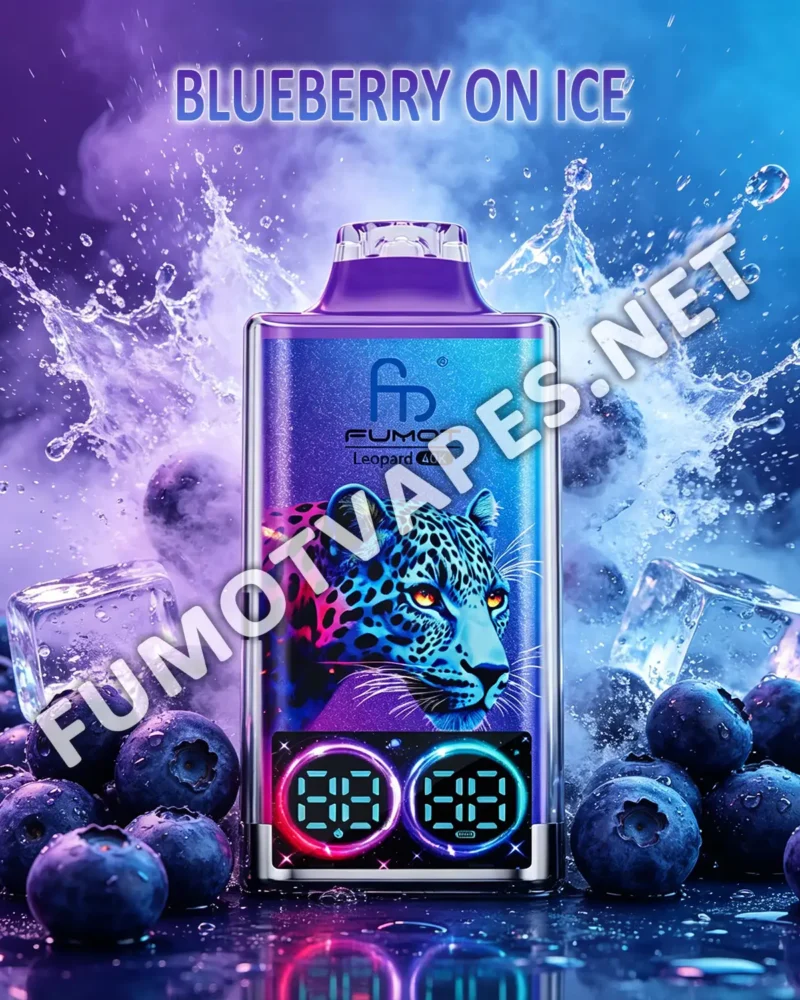 Fumot Leopard 40K Einweg-Vape in der Geschmacksrichtung Blueberry On Ice