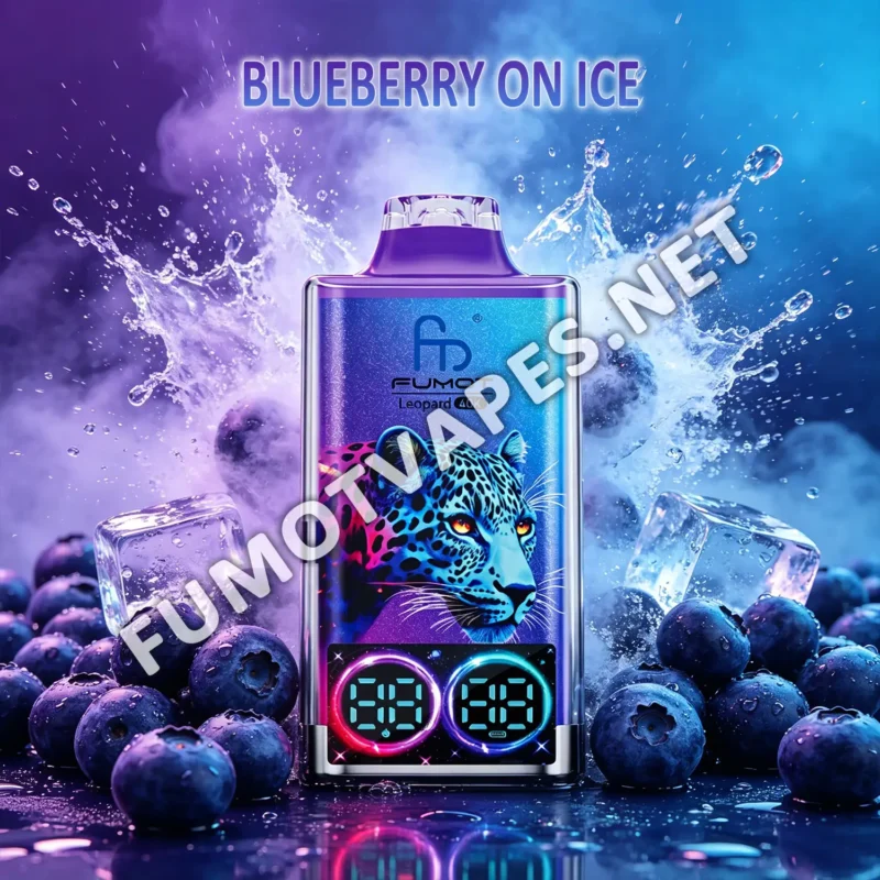 Fumot Leopard 40K Einweg-Vape in der Geschmacksrichtung Blueberry On Ice
