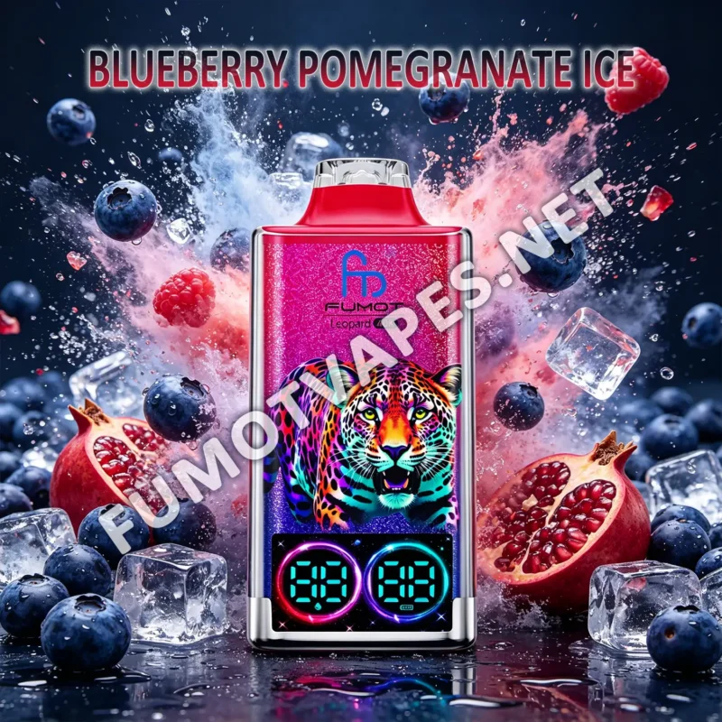 Fumot Leopard 40K Einweg-Vape in der Geschmacksrichtung Blueberry Pomegranate Ice
