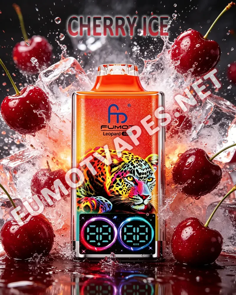 Fumot Leopard 40K Einweg-Vape in der Geschmacksrichtung Cherry Ice