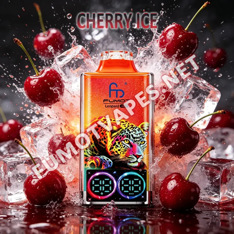 Fumot Leopard 40K Einweg-Vape in der Geschmacksrichtung Cherry Ice