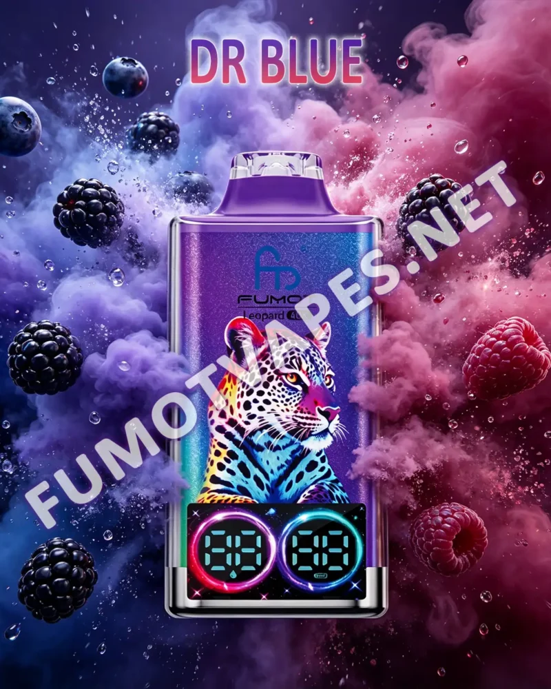Fumot Leopard 40K Einweg-Vape in der Geschmacksrichtung Dr Blue