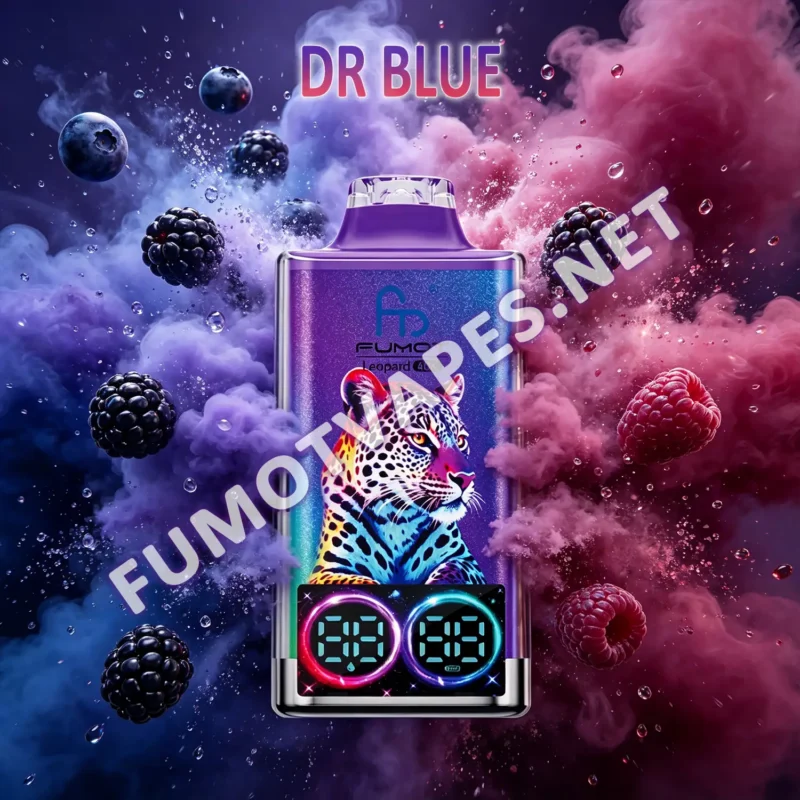 Fumot Leopard 40K Einweg-Vape in der Geschmacksrichtung Dr Blue