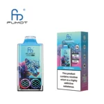 Packaging of the Fumot Leopard 40K Disposable Vape in Peach Berry Flavor