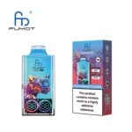 Verpackung des Fumot Leopard 40K Einweg-Vape in der Geschmacksrichtung Peachy Mango Pineapple