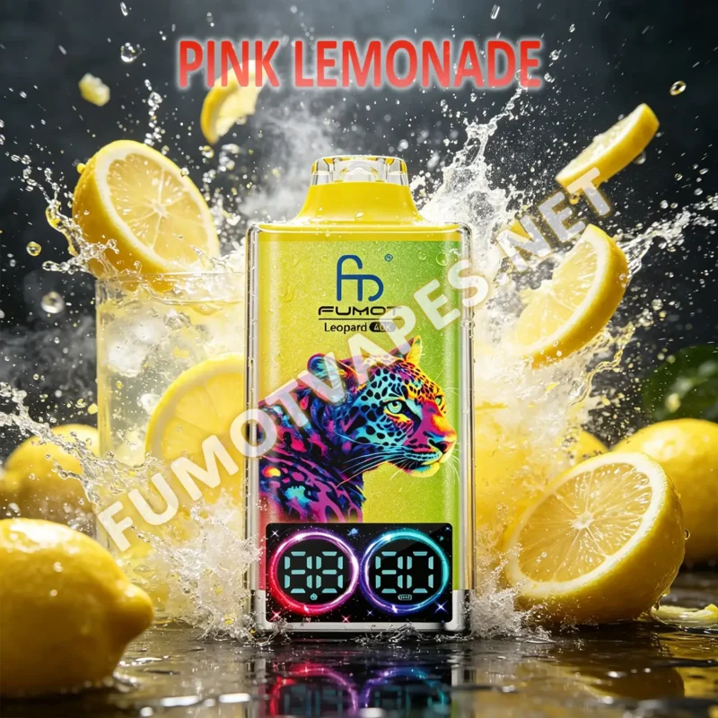 Fumot Leopard 40K Disposable Vape in Pink Lemonade Flavor