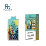 Packaging of the Fumot Leopard 40K Disposable Vape in Strawberry Banana Flavor