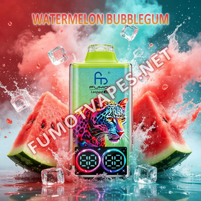 Fumot Leopard 40K wegwerpvape in de smaak Watermelon Ice