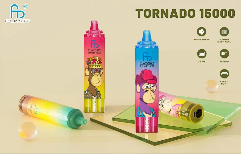 Fumot RandM Tornado 15000: Überblick über Produktdesign und technische Daten