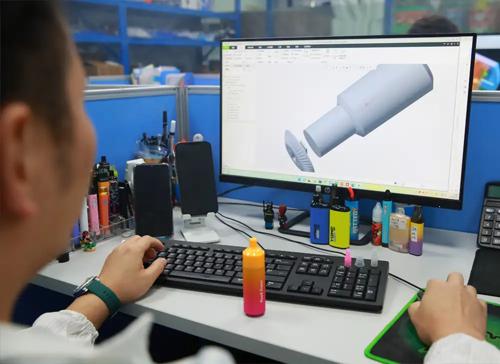 Fumot Forschungs- und Entwicklungsteam bei der Arbeit im Labor