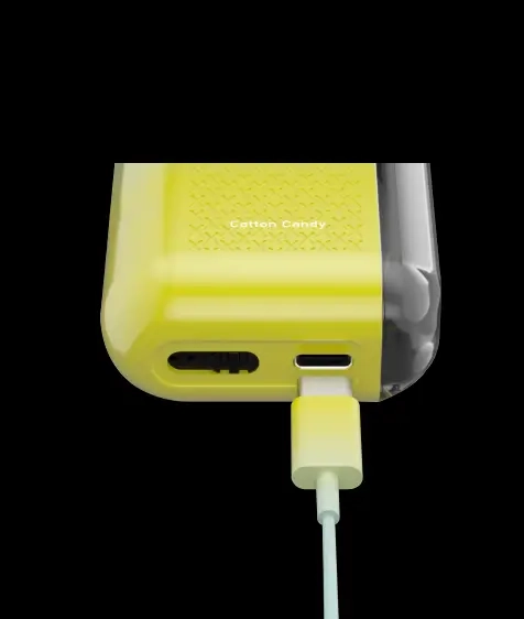 USB-C-Ladeanschluss an der Unterseite des Fumot Tornado 20000